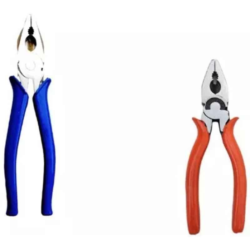 Sky Blue 2 Pcs 7.8 inch Lineman Plier Combo, SBE_PLIER_COMBO_MOD_00104