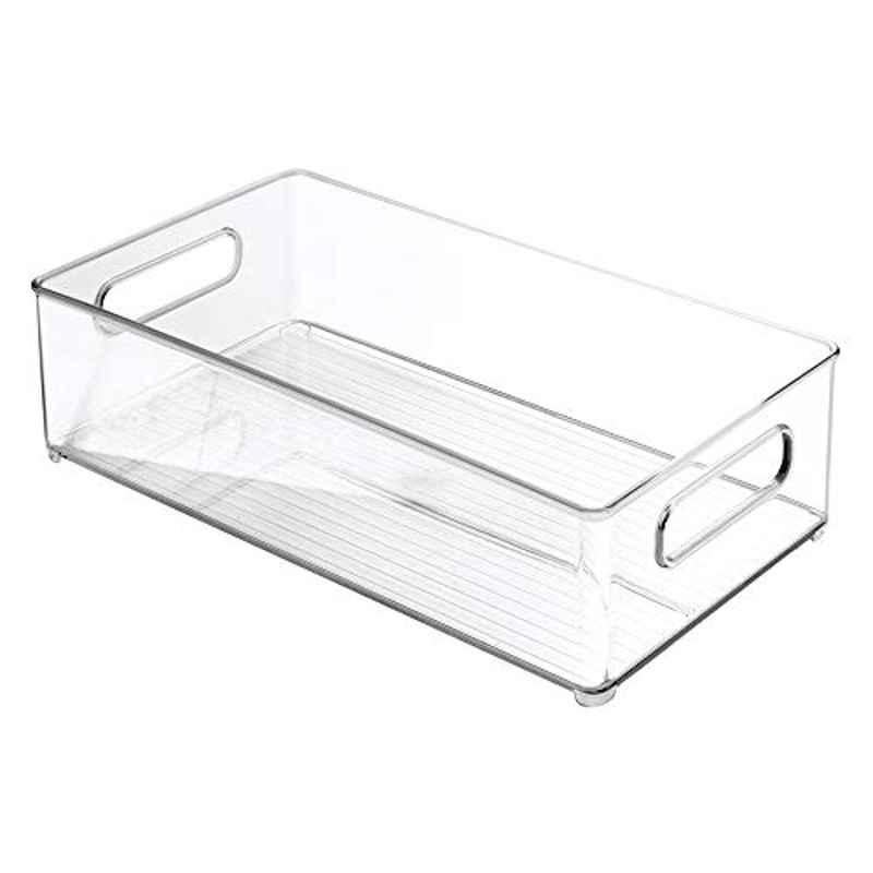 iDesign Linus Plastic Clear Bath Organizer, 41830