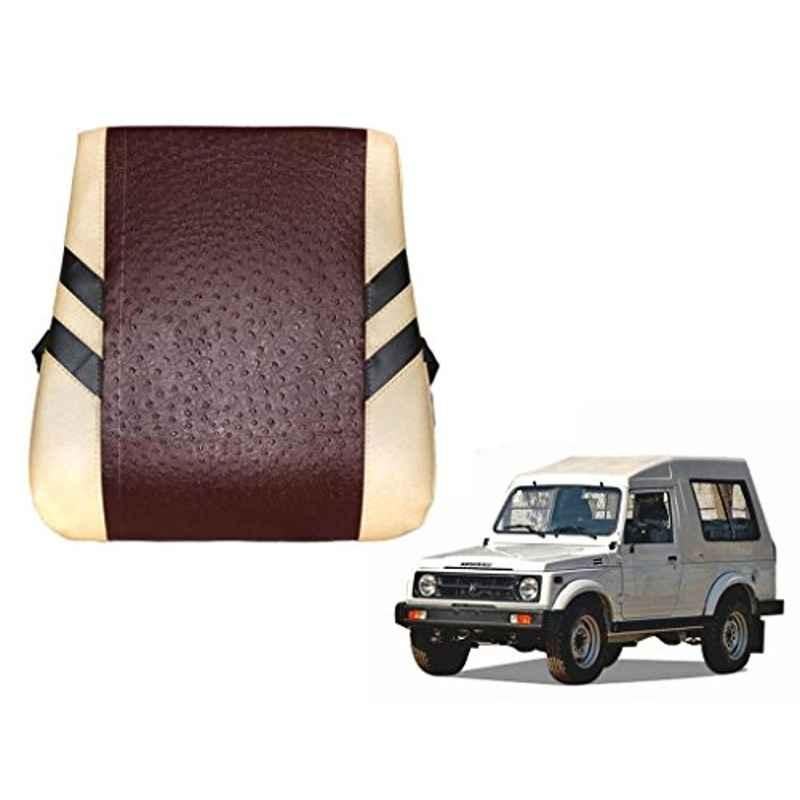 Kozdiko Brown & Beige Back Rest for Maruti Suzuki Alto 800