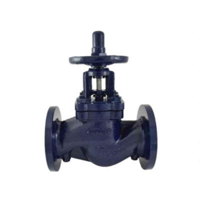 Zoloto 125mm Cast Iron Double Regulating Flanged Balancing Valve with Nozzle Nozzle, 1087A