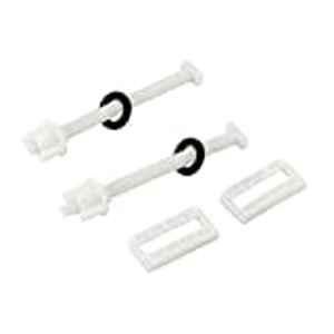 Elegant Casa 44x22mm Seat Cover Screw Hinges Set with 120mm Screw for Wall Hung & One Piece Toilets