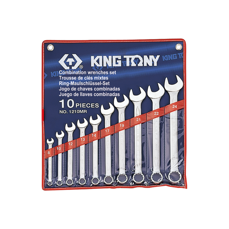 King Tony 10 PCS Combination Wrench Set, 1210MR