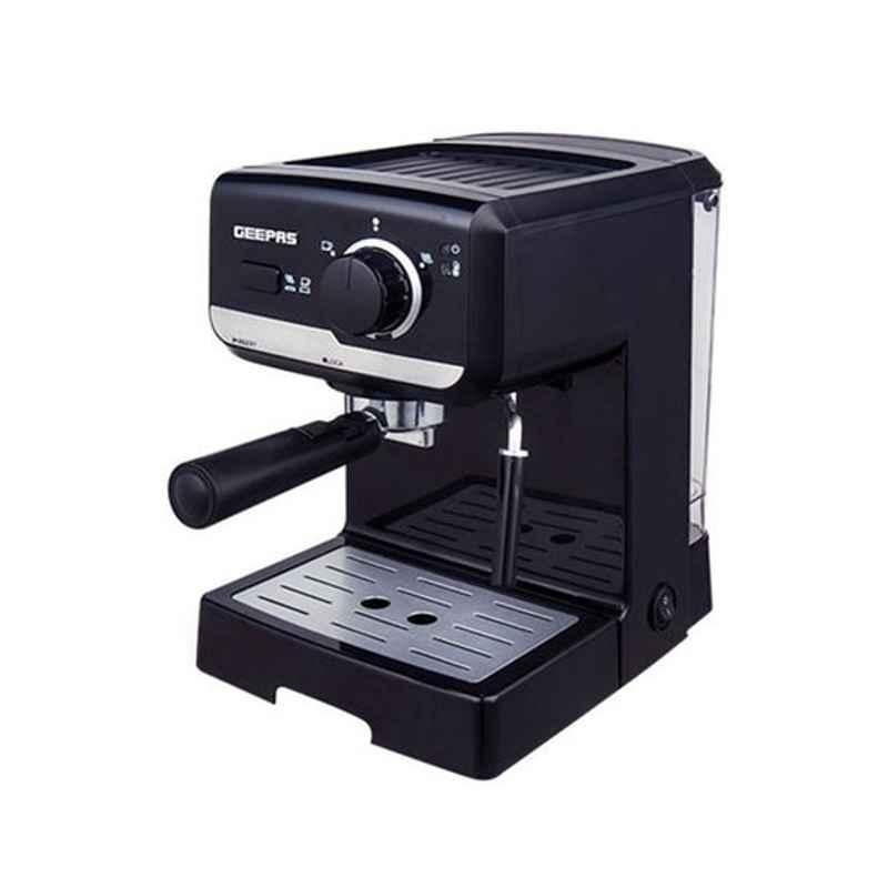 Geepas 960-1140W Black Cappuccino Maker, GCM6108