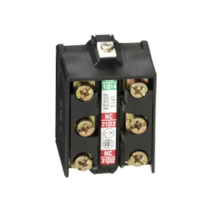 Schneider 2NC+1NO Contact Block Limit Switch, XE3SP2141
