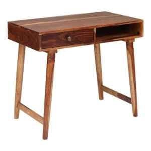 Evok Alexis Sheesham Wood Walnut Study Table, FOOCSDSWSTWN69333D