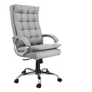 Newturn Boxer HB Premium Synthetic Leather Grey High Back Ergonomic Chair