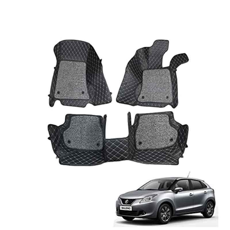 Kozdiko 7D Luxury Car Foot Mat Set for Maruti Suzuki Baleno Nexa, Kozdiko_5