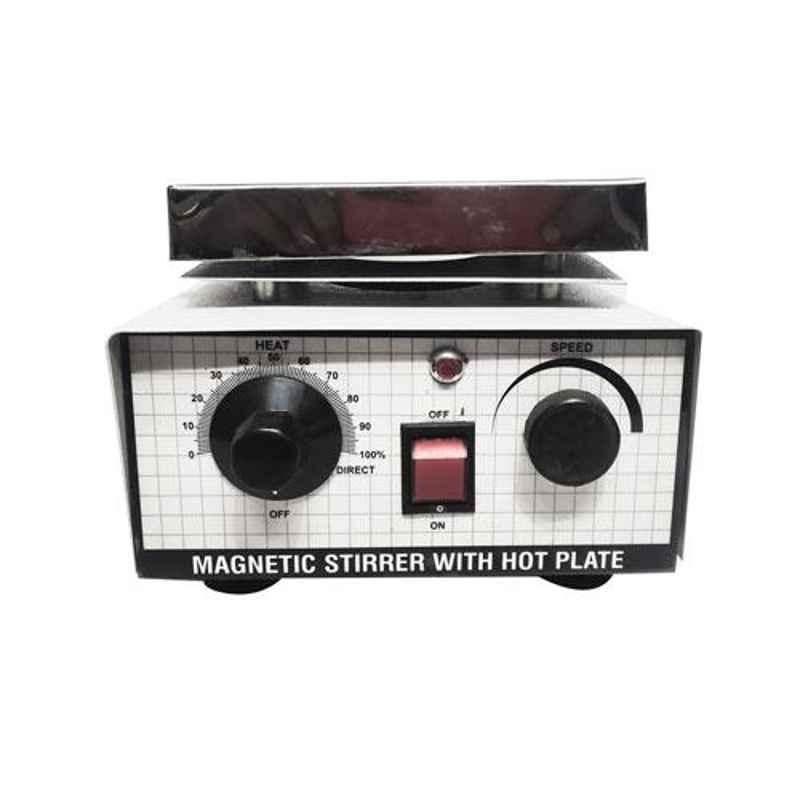 Sesw 2L Stainless Steel Magnetic Stirrer with Hot Plate Magnetic Bead