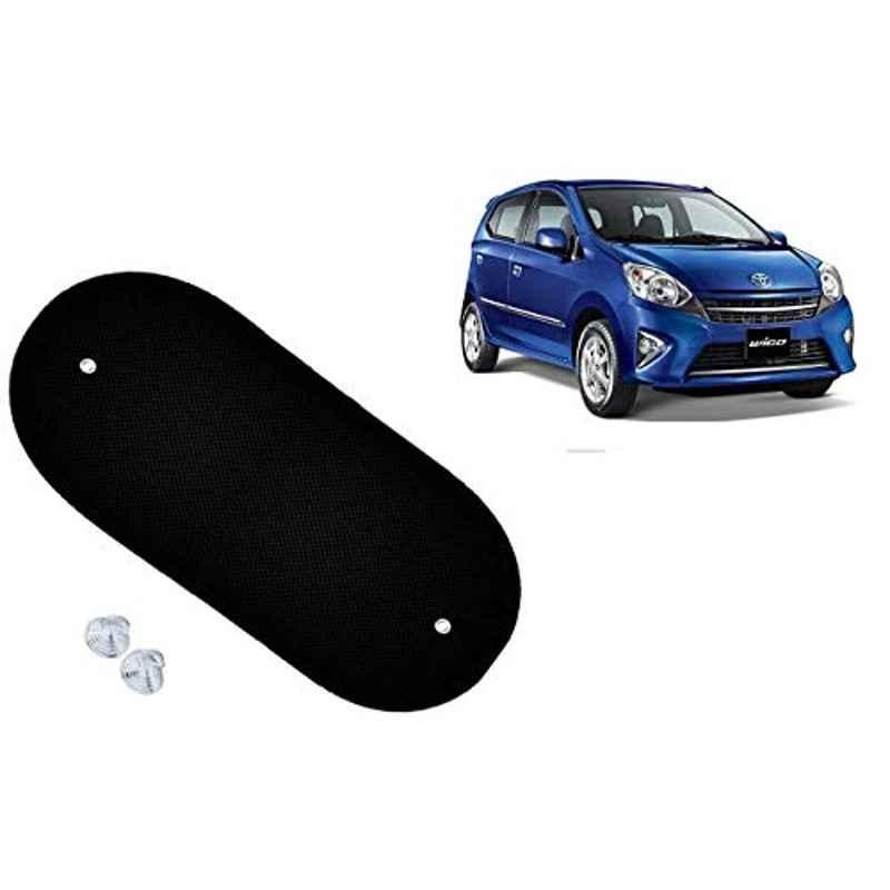 Auto Pearl 4 Pcs PVC & Mesh Black Window Side Sun Shade Set for Toyota Wigo, Chipkoo_BlkRear_Wego