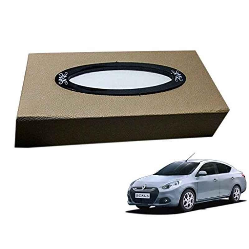 Kozdiko 200 Sheets 100 Pulls Beige Tissue Paper Box for Renault Scala, koz_33190