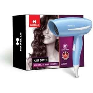 Havells HD2122 1000W Sky Blue & White Hair Dryer, GHPDDABMBL00