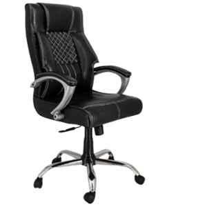 Newturn Desire Leatherette Black High Back Ergonomic Office Chair