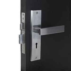 Saze 8 inch Stainless Steel 304 KY Plate Mortise Door Lock Handle Set, ‎SE-LB1007-KY