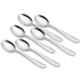 Classic Essentials BS06V Sigma 6 Pcs Silver Stainless Steel Glossy Finish Table Spoon Cutlery Set