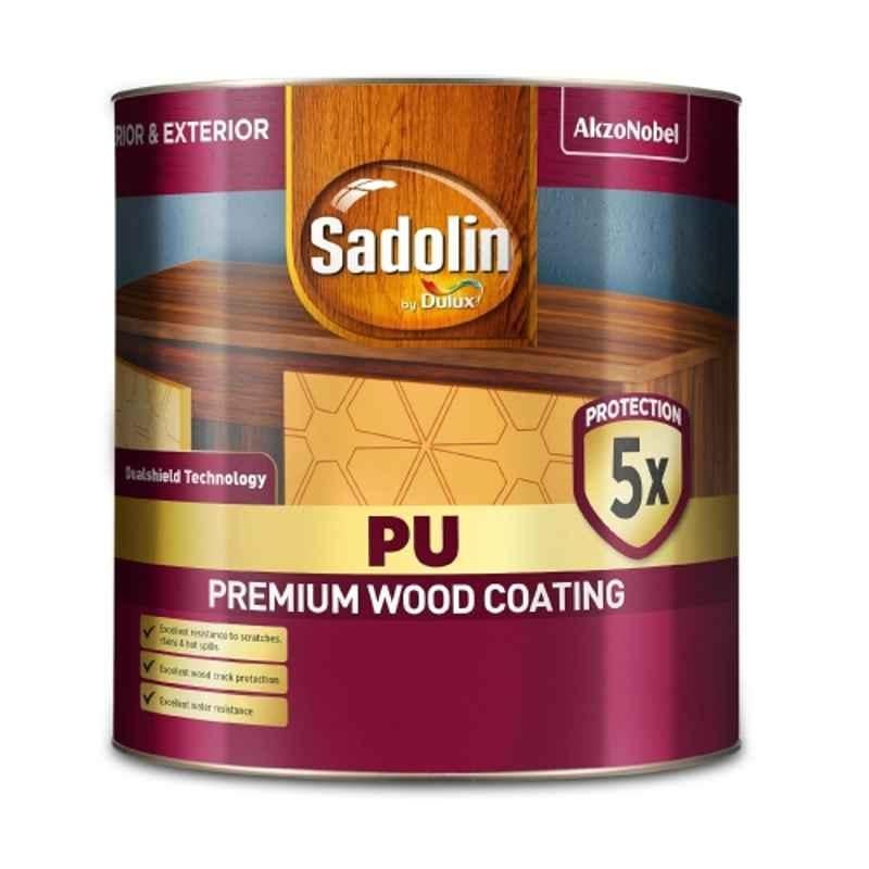 Sadolin 4 Litre Polyurethane White Wood Polish with Matt Finish for Interior & Exterior Wood