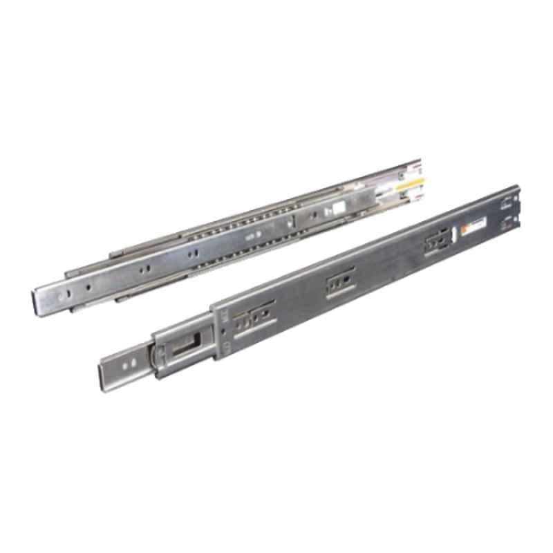 Ebco 500 mm Stainless Steel Sleek Telescopic Soft Close Drawer Slides, STDS50-35SS-SC (Pack of 2)