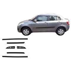 SureStrive 6 Pcs Black Side Door Car Beading Set for Maruti Suzuki Swift Dzire All Model