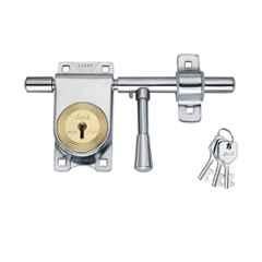 Buy KI SHIELD Square PAD Lock 50MM (ATOOT), (7 Levers, 3 Keys), (Silver Chrome Plated Color) Stainless Steel Body, Hardened Shackle