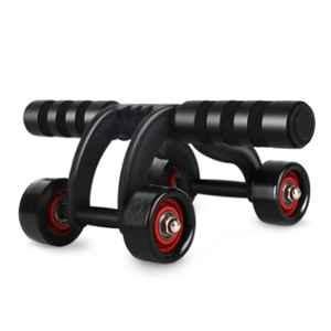 Swadesi By MCP ABS Black Wheel Roller Equipment for Home Gym