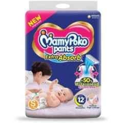 Mamy Poko 88 Pcs Extra Absorb Diapers Pant Packet, Size: Small