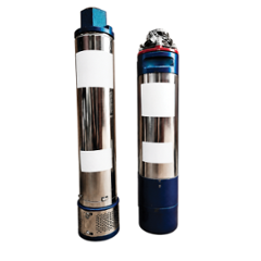 Rajco V-4 1.5HP 1.1kW 12 Stage Aluminium Single Phase Oil Filled Submersible Pumps