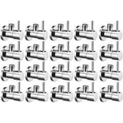 Senkiddpro Turbo Stainless Steel Chrome Finish Wall Mounted Angle Cock (Pack of 20)