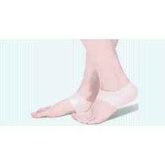 Matrica Silicone Gel White Shock Absorption Heel Support Sleeves, Size: Free