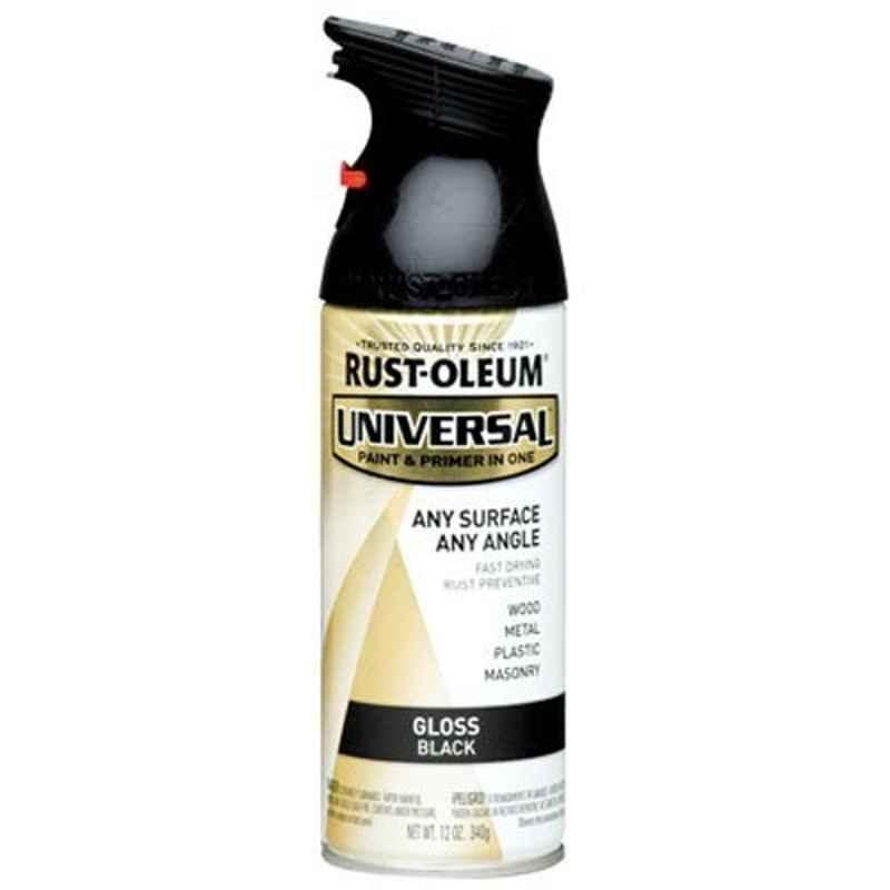 Rust-Oleum Universal Black 245196 Gloss Spray Paint