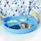 Amour Silicone Grip Blue Self Feeding Suction Plate