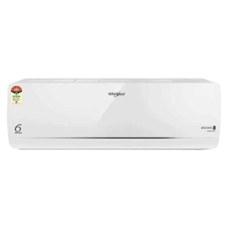 Whirlpool 3D Cool 1.5 Ton 5 Star 5-in-1 Convertible White Inverter Split AC with 6th Sense Technology & Copper Condenser