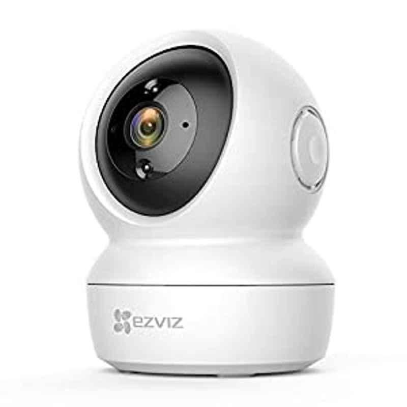 Ezviz 256 GB Slot, Two Way Audio, Sleep Mode 2MP Full HD C6N 360 deg View Pan Tilt Indoor Home Wireless Camera with Night Vision