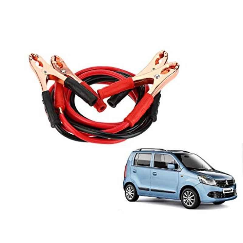 Kozdiko 7.5ft Copper Core Red & Black Heavy Duty Car Battery Booster Cable for Maruti Suzuki Old WagonR (2000-2010)
