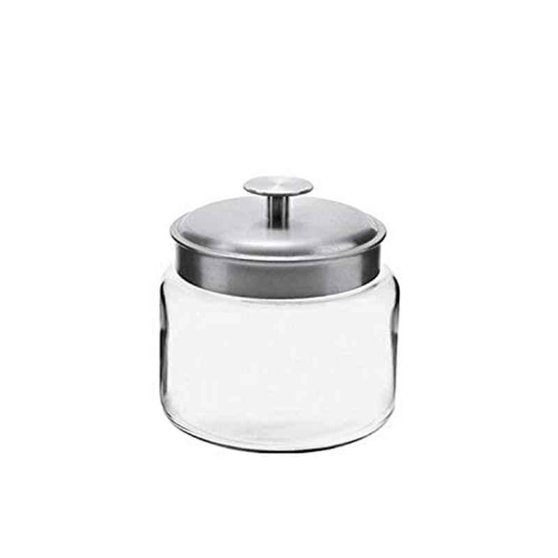 Anchor Hocking 1.5L Glass Mini Montana Jar with Stainless Steel Lid, 77976