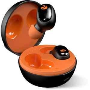 Zebronics Zeb Sound Bomb 1 Black & Orange Bluetooth Earbuds with Mic