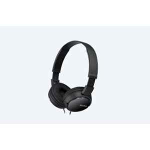 Sony MDR-ZX110AP Black Over Ear Dome Type Wired Headphone with Mic