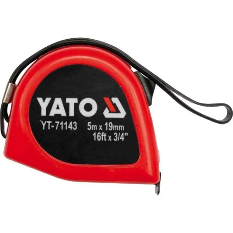 Yato 5m 25mm Steel Metric & inch Measuring Tape, YT-71144