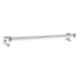 Aligarian 24 inch Stainless Steel Chrome Finish Wall Mounted Square Towel Rod (Pack of 2)