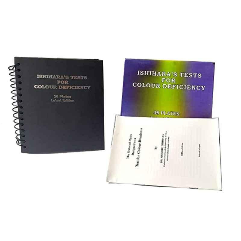 PSW Ishihara Colour Test Book with 38 Plates, PSW0038