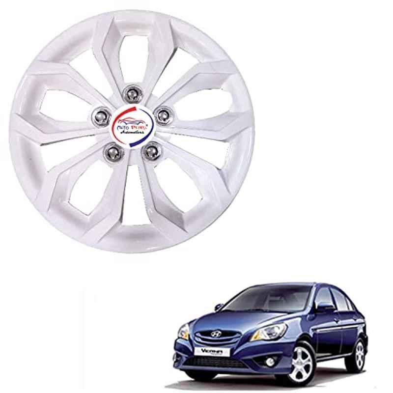 Buy Auto Pearl 4 Pcs 14 inch ABS Pearl White Hubcap Wheel Cover Set