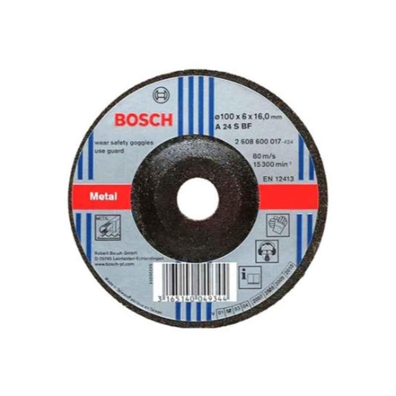 Bosch 100mm Metal Black Grinding Disc, BI241