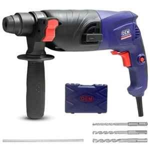 OEM 20mm 500W Professional Rotary Hammer Drill with 3 SDS Drill Bits for Concrete & Brick