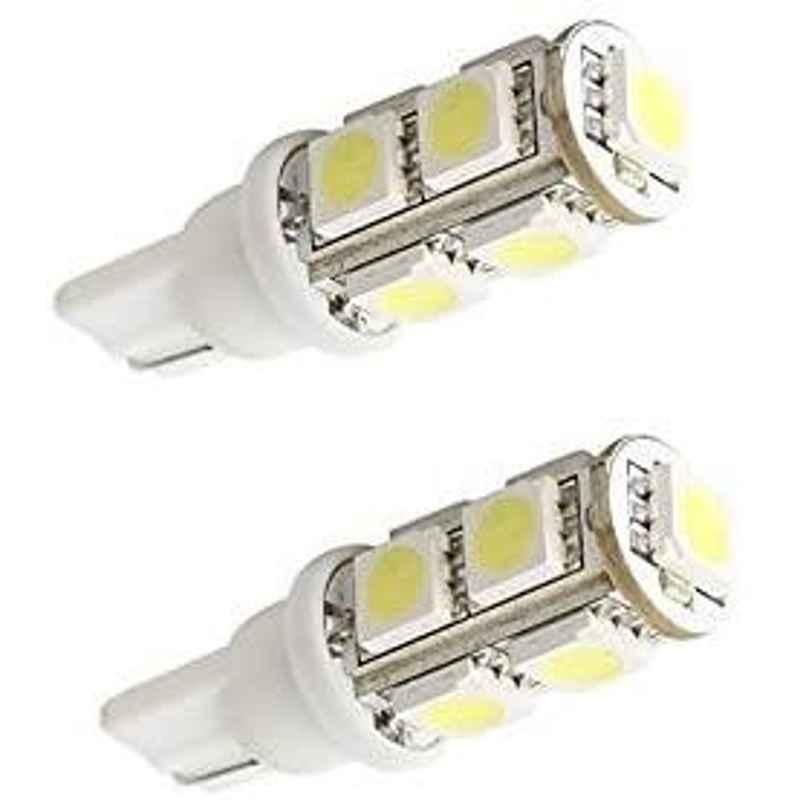 AOW 9 SMD (WHITE) LED Parking Bulb Pilot Light/License Plate car Lights For Nissan Micra (PAIR / 12V)