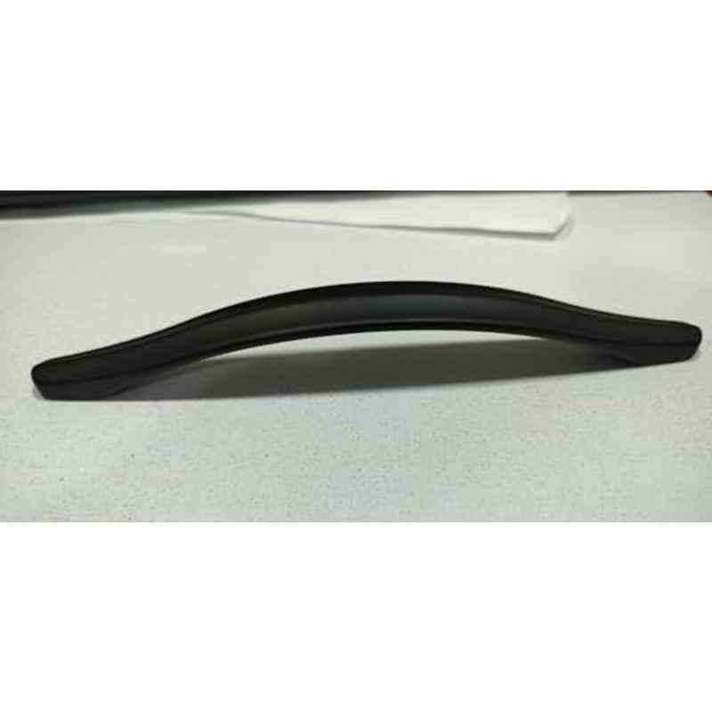 Plantex 160mm Zinc Black Powder Coated Finish Pull Cabinet Handle for Home & Office, APS-PH-103-BLCK-160MM-PK2 (Pack of 2)