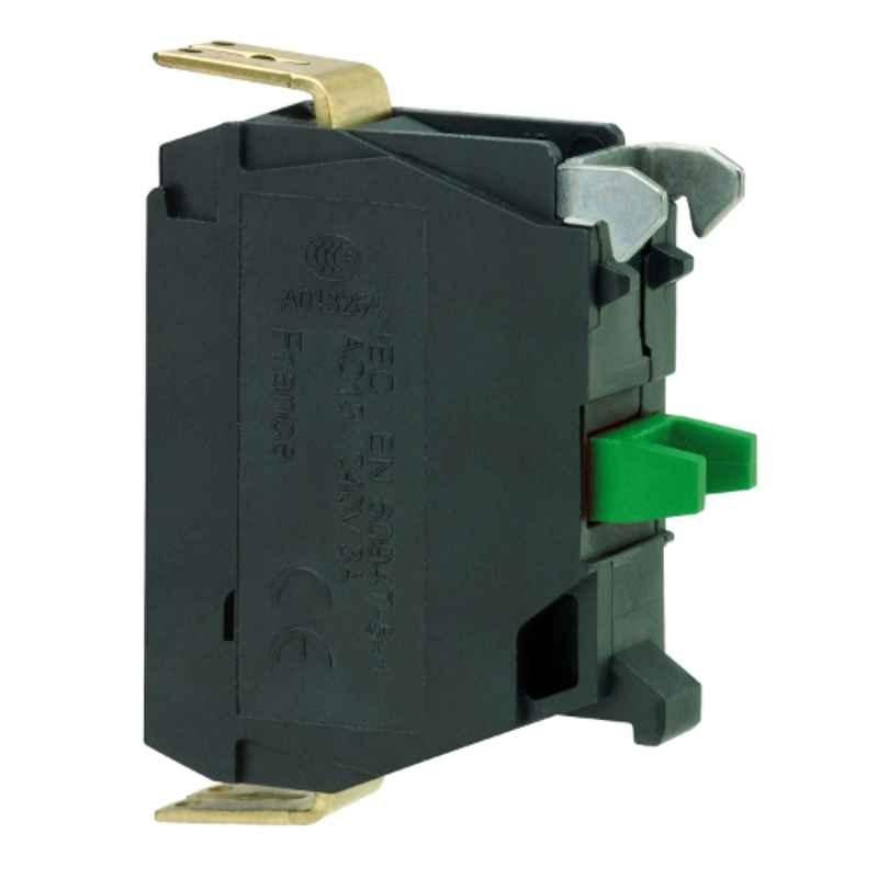 Schneider 1-NO Single Contact Block with Screw Clamp Terminal Connection, ZBE101N