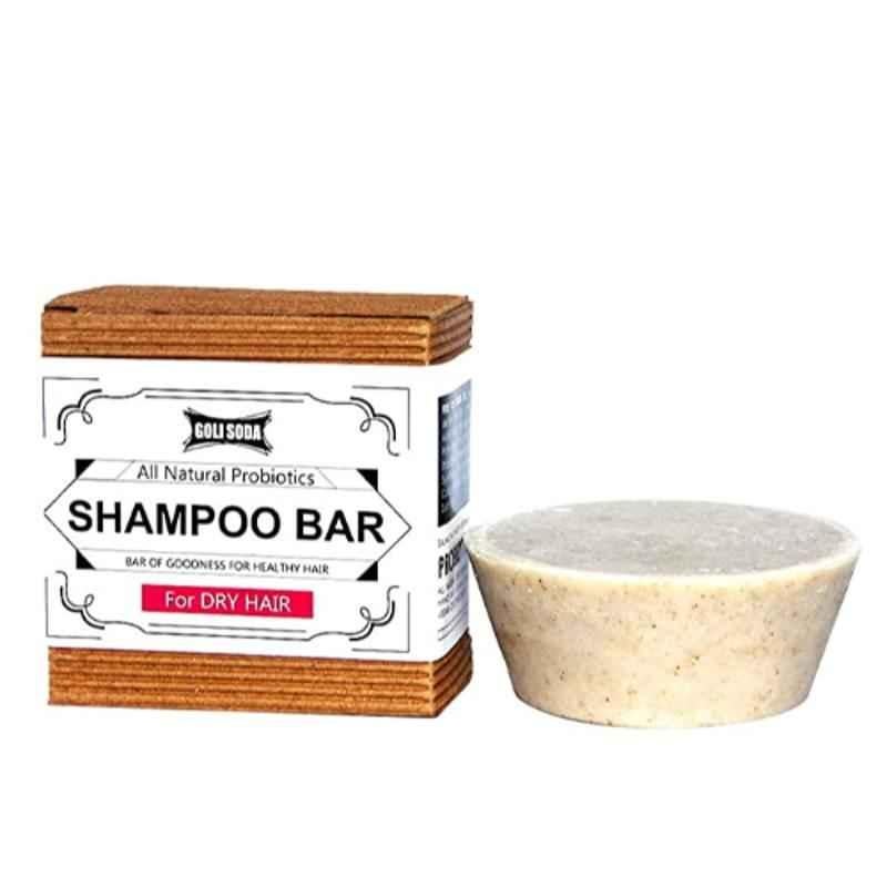 Goli Soda 90g All Natural Probiotics Shampoo Bar for Dry Hair, GSDS001