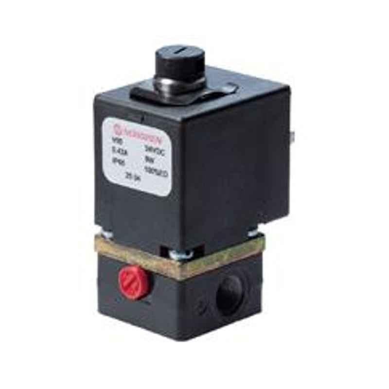 Norgren G 1/8 Direct Solenoid Actuated Poppet Valve, V04A486L-B623A