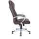 Caddy PU Leatherette Brown Adjustable Office Chair with Back Support, DM 113