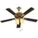Usha Fontana Maple 70W Antique Brass 5 Blades Ceiling Fan, Sweep: 1250 mm
