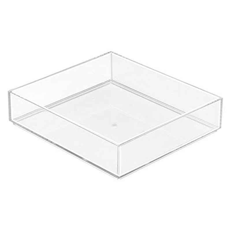 iDesign Clarity 20cm Plastic Clear Storage Organizer, 40880