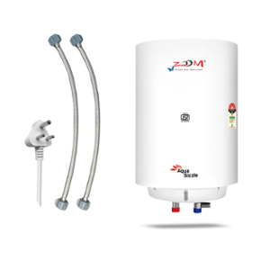 Zoom Aqua Sizzle 25 Litre 2kW Metal White Water Geyser for Home, GY-AQUASIZZLE25